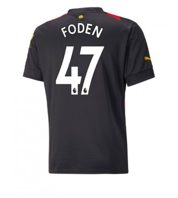 Manchester City Phil Foden #47 Bortedrakt 2022-23 Kortermet